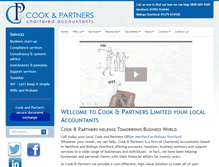 Tablet Screenshot of cookpartners.co.uk